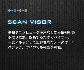 SCAN VISOR Rs[^[ȂǂǂݎWA͂邽߂̃oCU[BxXLċL^ꂽf[^́uOubNvłłmF\B